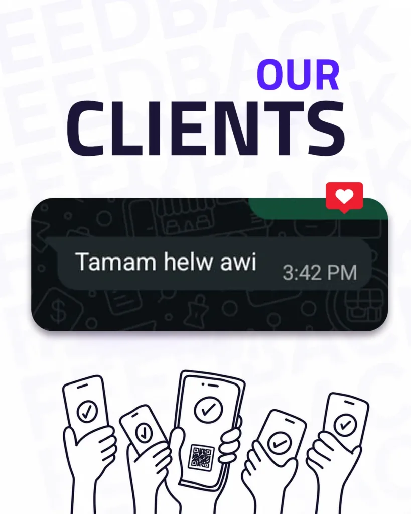 Customer message to KULT on WhatsApp